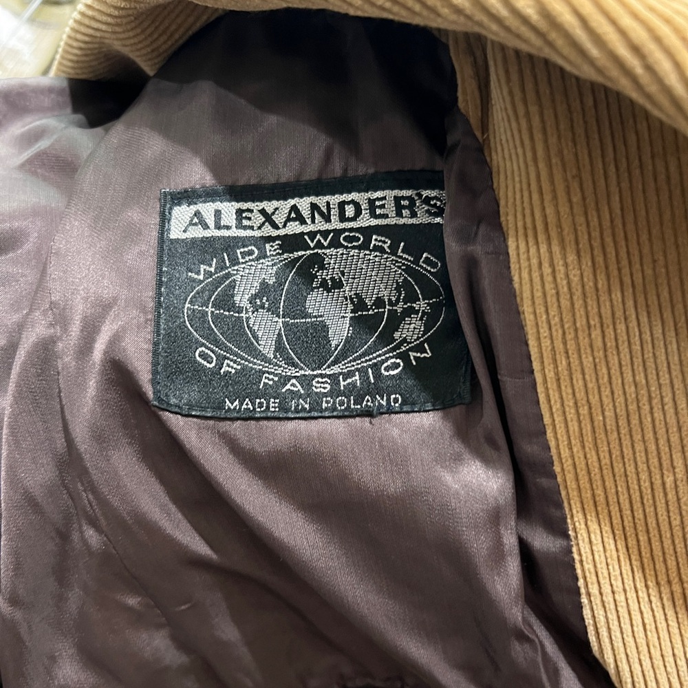 VINTAGE CORNER: Brown Corduroy Blazer and Pants Set - Picture 11 of 11